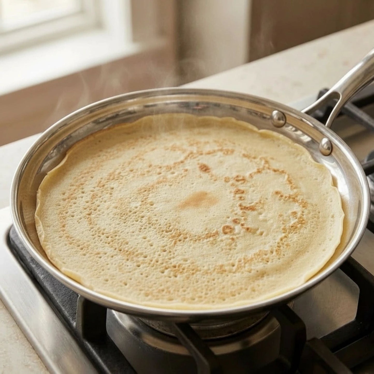 Smith Titanium Honey Crêpe Pan
