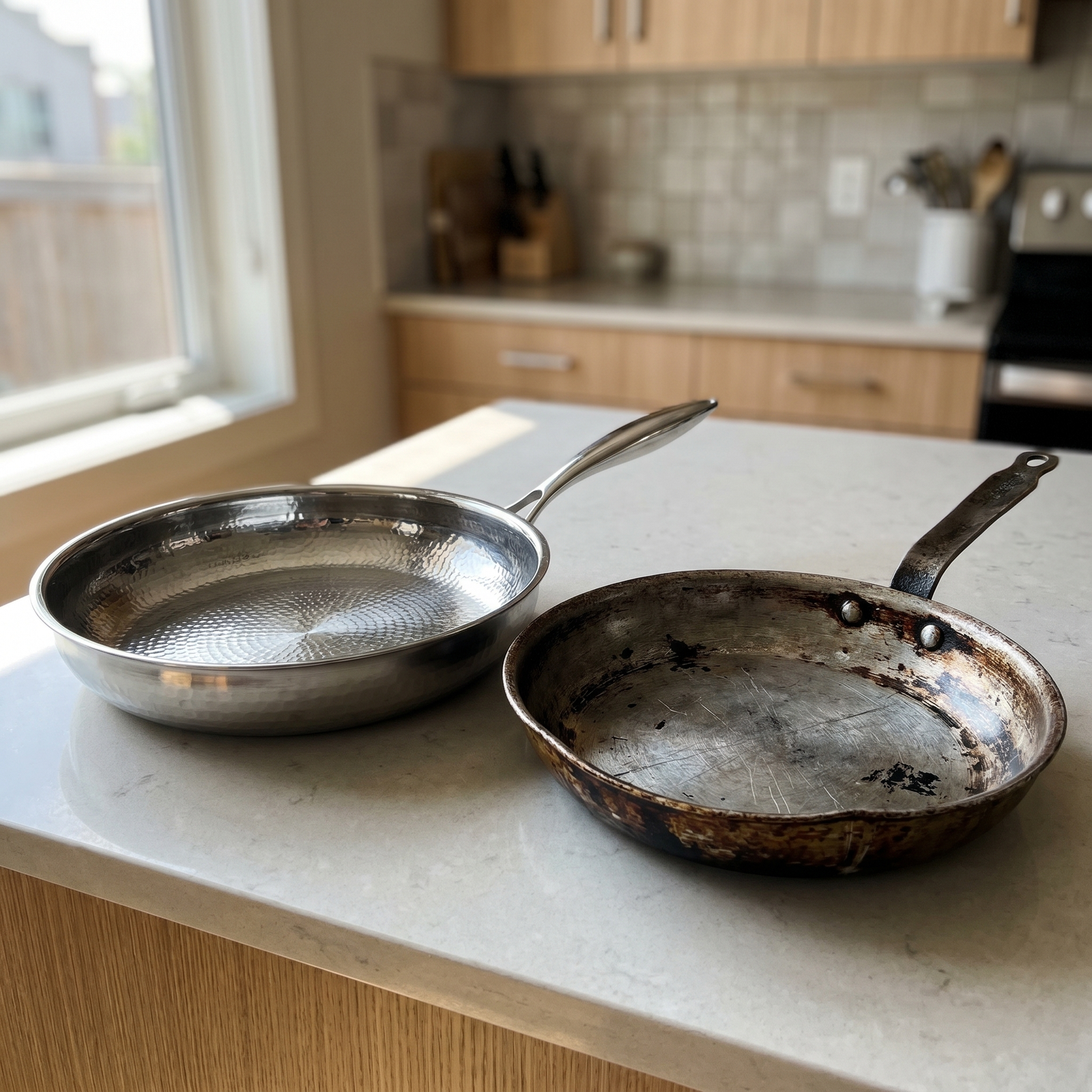 Durable titanium cookware